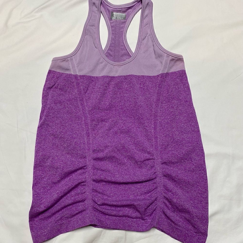 Athleta Color Block Fastest Track Racerback Tank - Size Medium - Picture 3 of 7